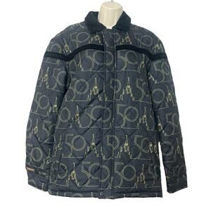 Walt Disney World 50th Anniversary Quilted Jacket Adult Small